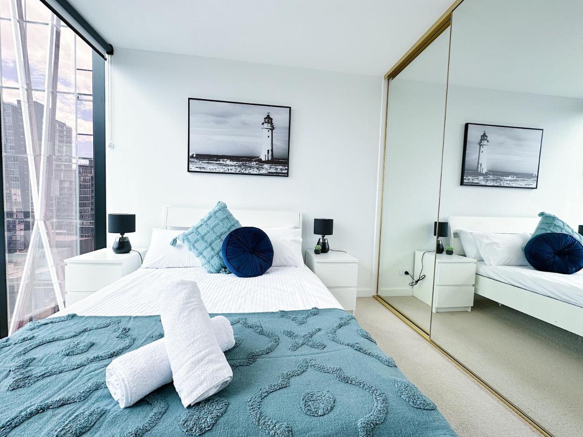 Beautiful Skyview Cbd Highrise 3Beds With Carpark Available Apartman Melbourne Kültér fotó